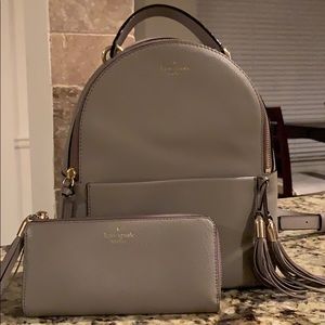 Kate Spade Book Bag and matching Zippy Wallet